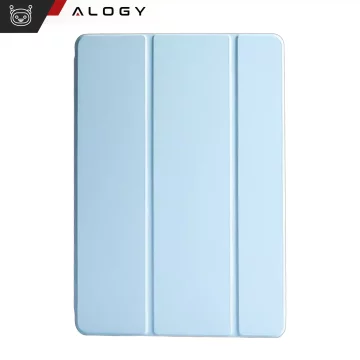 Etui + Szkło do Apple iPad 10gen. 10.9" 2022 / A16 11gen. 11" 2025 obudowa na tablet Alogy Smart Case Pencil Holder Niebieskie