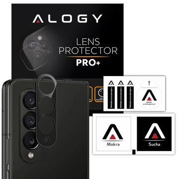Kovová ochrana fotoaparátu Alogy Lens Protector PRO pro Samsung Galaxy Z Fold 4 Black