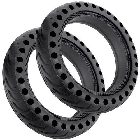 Tubeless Tire x2 for Scooter Xiaomi Mijia M365 Black 01