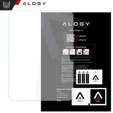 Szkło hartowane do Apple iPad 10.9 2022 / iPad 11 2025 Alogy Screen Protector Pro+ 9H na ekran z otworem