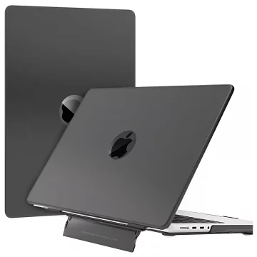 Alogy ProStand™ matte Hülle mit Ständer für MacBook Air 13,3" (A1932/A2179/A2337) Schwarz