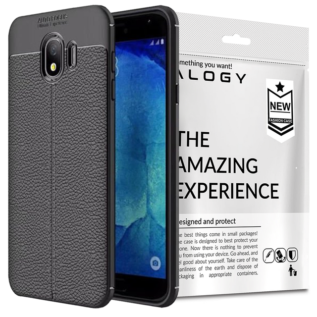 Etui Alogie Lederrüstung Samsung Galaxy J4 2018