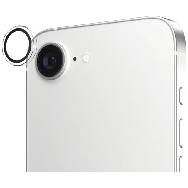 Ochranný kryt objektivu fotoaparátu PanzerGlass Hoops s tvrzeným sklem pro iPhone 16e
