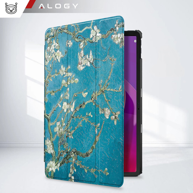 Hülle für Lenovo Tab M11 10,95" TB330FU / TB330XU / TB331FC Tablet Cover Case Alogy Buchcover Blühender Mandelbaum (Van Gogh)
