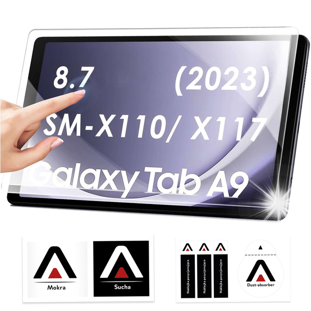 Szkło hartowane do Samsung Galaxy Tab A9 2023 8.7" 2gen X110 / X115 na ekran Alogy Screen Protector Pro+ 9H
