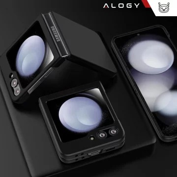 Hülle für Samsung Galaxy Z Flip 6 Alogy Thin Case Schutzhülle mattschwarz