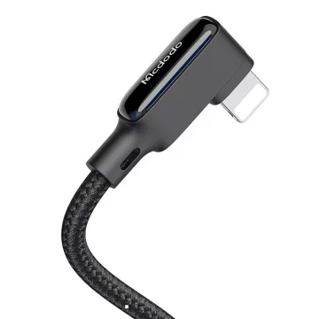 USB-auf-Lightning-Kabel, Mcdodo CA-7300, gewinkelt, 1,8 m (schwarz)