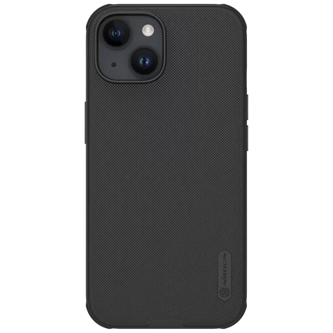Nillkin Super Frosted Shield Pro verstärkte Hülle für iPhone 15 Plus – Schwarz