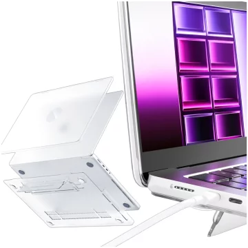Alogy ProStand™ Matte Case with Stand for MacBook Air 13.3" (A1932/A2179/A2337) Clear