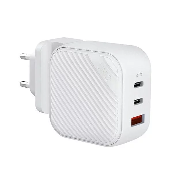 UNIQ Ładowarka sieciowa Verge Pro 66W Gan USB-C biały/cloud white