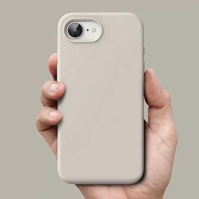 Silikonový magnetický pouzdro MagSafe pro iPhone 16e, kamenný