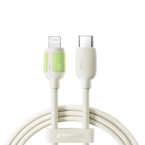 Joyroom S-A53 30W USB-C auf Lightning Kabel 1,2m Fluoreszierendes Beige
