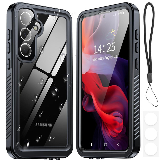 Pouzdro pro Samsung Galaxy S24 Plus Armored Waterproof IP68 360 Armor Case se zabudovaným sklem Alogy černé