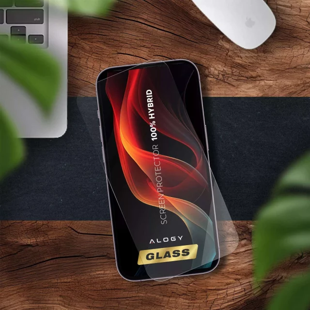 Hybrid Glass for Realme 11 Pro 5G / Pro Plus for Alogy Flexi Glass 9H Case Friendly Flat Screen Protector