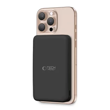 Powerbank Tech-Protect PB24 LifeMag Qi2 MagSafe 10000mAh Czarny