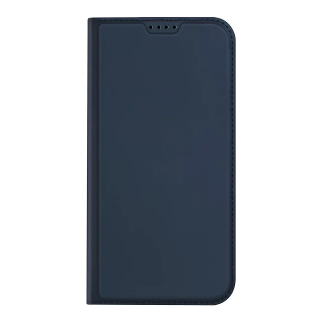 Hülle für iPhone 15 Pro Max, Cover mit Klappe und Brieftasche Dux Ducis Skin Pro - blau