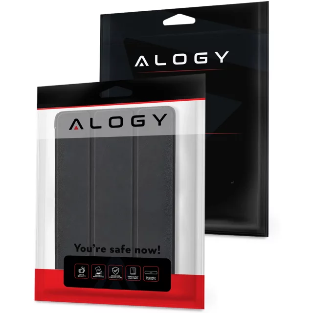 Glass Case for Xiaomi Mi Pad 6 / 6 Pro 11" 2023 Tablet Case Alogy Book Cover Case Black Free Stylus