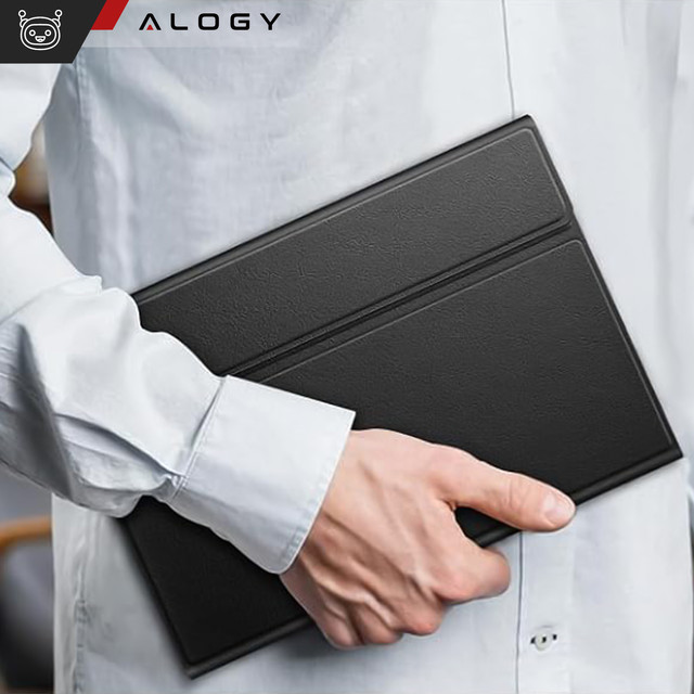 Pouzdro na klávesnici pro Samsung Galaxy Tab A9 Plus 2023 11" (X210/X215/X216) Magnetická Bluetooth klávesnice Alogy Black Glass