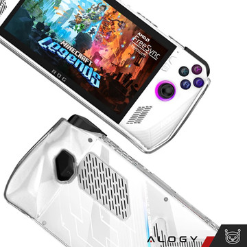 Case for Asus Rog Ally Clear Case console, housing cover, silicone, Alogy overlay, transparent