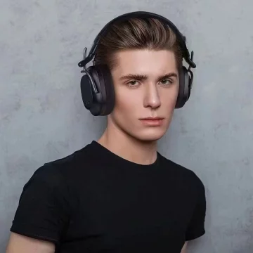 Forcell F-Audio ANC Pro Sound Craft Wireless On-Ear Headphones Black