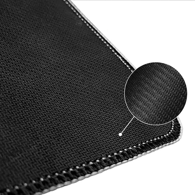 Schreibtischunterlage für Maus und Tastatur. Rutschfeste Gaming-Schutzmatte XXL 90 x 40 Alogy Marble schwarz