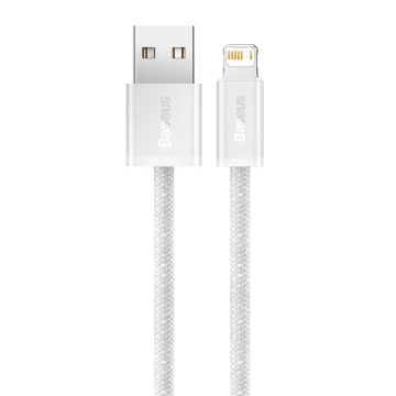 Baseus Dynamisches USB-zu-Lightning-Kabel, 2,4 A, 2 m (weiß)