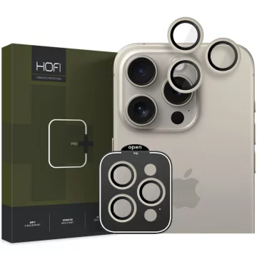 Hofi Camring Pro Kameraabdeckung für Apple iPhone 15 Pro / 15 Pro Max Titanium
