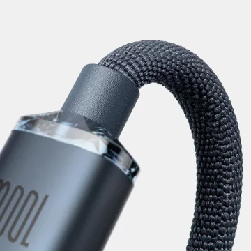 Baseus Crystal Shine Series kabel przewód USB do szybkiego ładowania i transferu danych USB Typ C - USB Typ C 100W 1,2m fioletowy (CAJY000605)