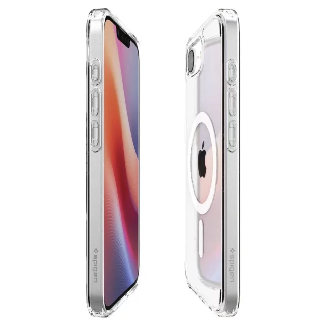 Pouzdro Spigen Ultra Hybrid MagSafe pro iPhone 16E bílé