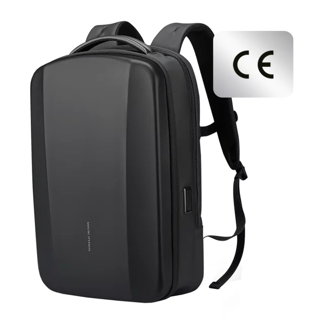 Batoh na notebook Mark Ryden 17,3", nabíjení přes USB, vodotěsný, prostorný a praktický, otevírání 180°, ochrana proti krádeži s TSA zámkem a popruhem na kufr, 46x31x9 cm - černý