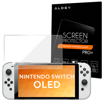 9H Alogy tempered glass screen protector for Nintendo Switch OLED