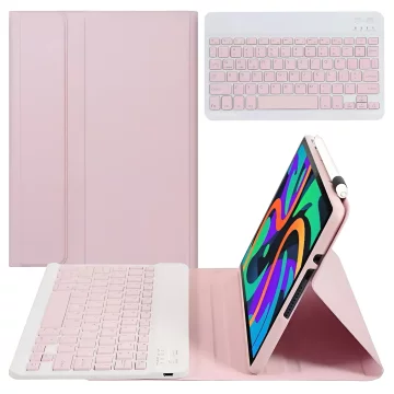 Etui ochronne z klawiaturą Alogy Keyboard case klawiatura bezprzewodowa do Lenovo Tab K11 / K11E 11” M11 10.95" TB330FU / TB330XU / TB331FC różowe