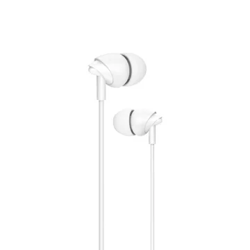 USAMS Stereokopfhörer EP-39 3,5 mm weiß/weiß HSEP3902