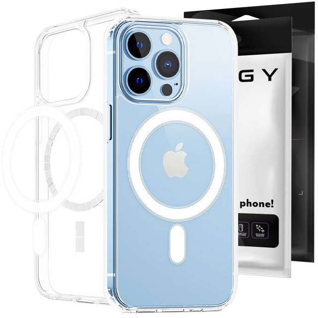 Etui do MagSafe Slim Magmat do Qi do Apple iPhone 7 / 8 / SE 2020 / 2022 Przezroczyste