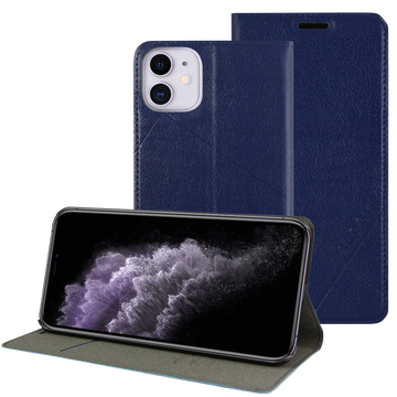 Kožené pouzdro Flip Wallet Alogy pro Apple iPhone 11 Navy