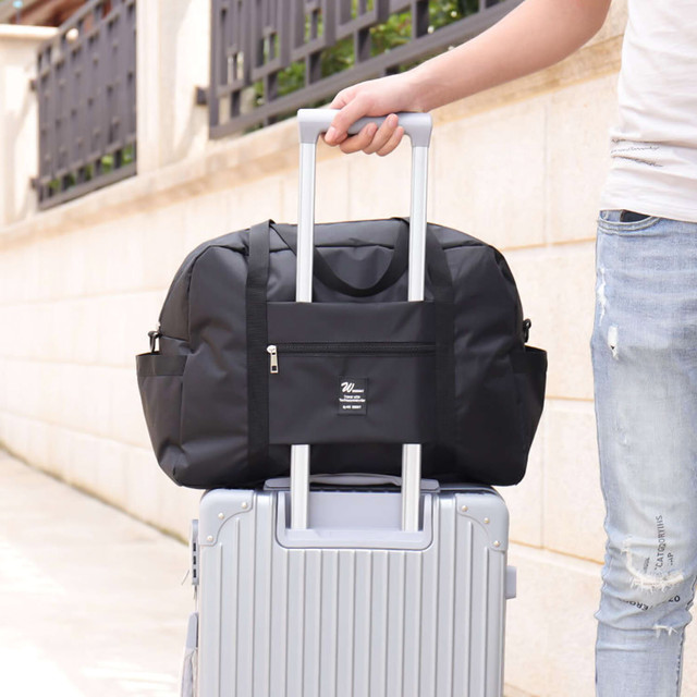 Cestovní taška do letadla, turistická sportovní kabina, příruční zavazadlo, prostorná na kufr, dovolená 36l Alogy Black