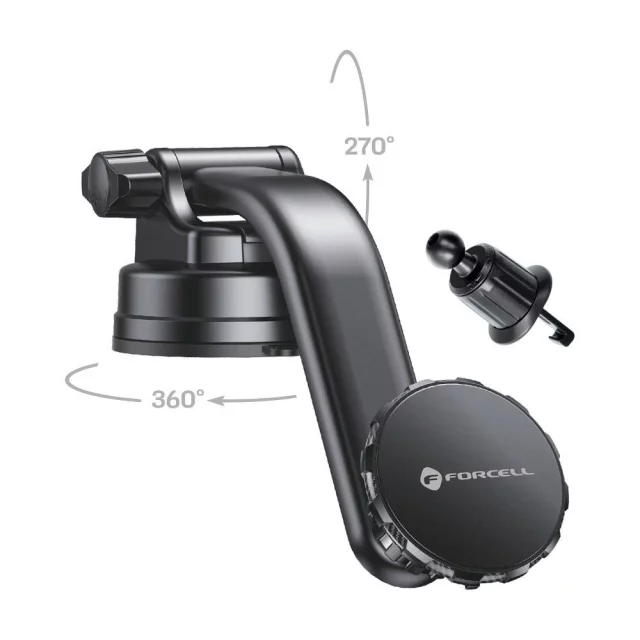 Forcell F-GRIP MagLuxe Magnetic 3in1 Car Holder with Adjustment