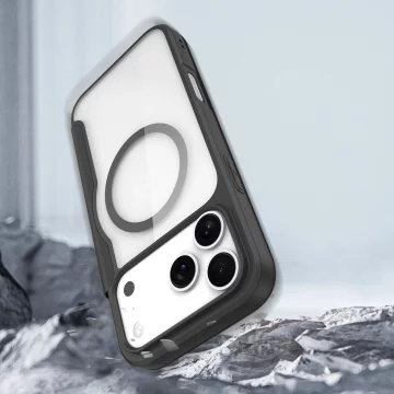 Etui do iPhone 17 Pro Max Dux Ducis Skin X Pro Portfel MagSafe Czarny