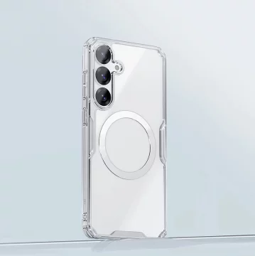 Case for Samsung Galaxy S25 Nillkin Nature TPU MagSafe White
