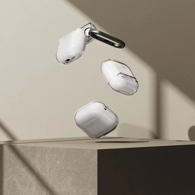 Pouzdro Ringke Air Clear s karabinou pro Apple AirPods 4