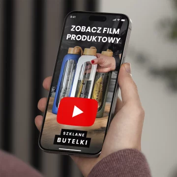 Velká skleněná láhev, láhev na pití Alogy Motivační odměrka 1l 1000ml, silikonové pouzdro Bílé