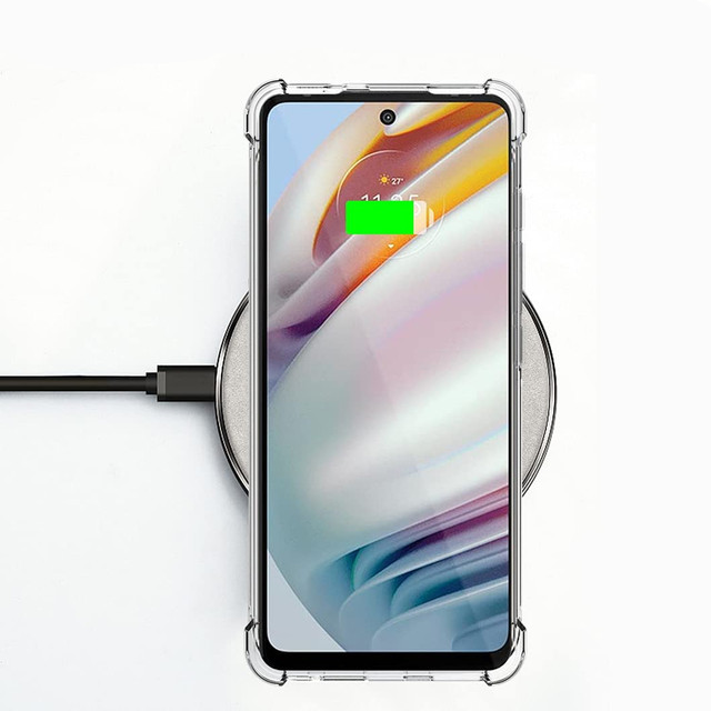 ShockProof Alogy Armored Case für Motorola Moto G60s Transparent