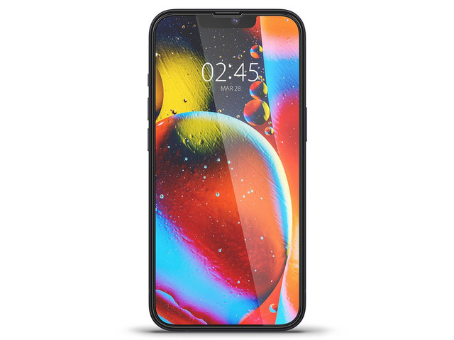 Szkło Spigen Glas.tR Slim FC do etui do Apple iPhone 13/ 13 Pro/ 14/ 16e Black