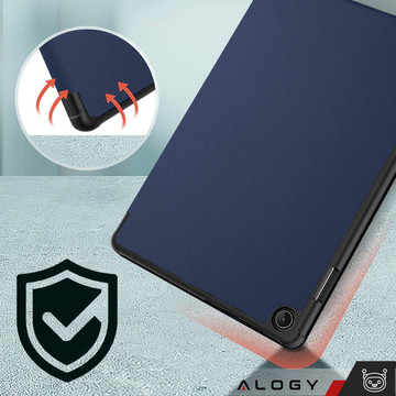 Etui Alogy Book Cover Case pro Lenovo M10 3gen. 10,1” 2022 TB-328FU TB-328XU Granatowe