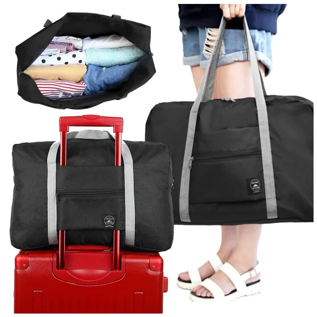 Pánská sportovní taška přes rameno do posilovny na trénink příruční zavazadlo 48x32 látka Alogy Sport Black