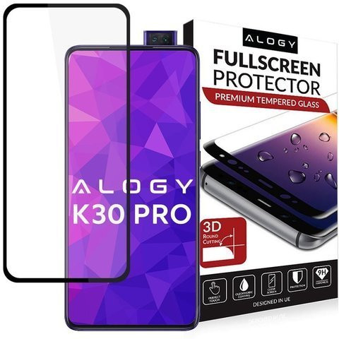 Alogy Full Glue sklo pro Xiaomi Redmi K30 Pro Black