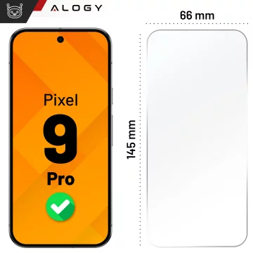Gehärtetes Glas für Pixel 9 Pro Displayschutzfolie 9H Alogy Heavy Pro™️