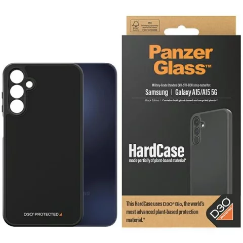 Samsung Galaxy A15 5G/4G PanzerGlass HardCase D3O Schutzhülle Schwarz