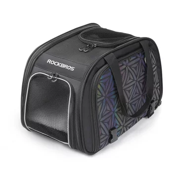 Rockbros 30140028001 přepravní taška na kolo pro kočky a psy - černá