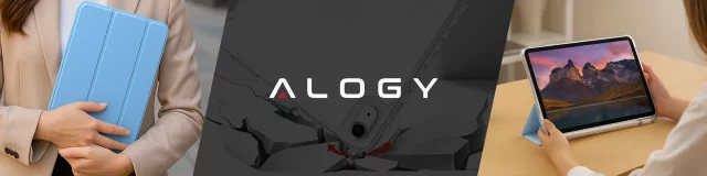 Etui do Apple iPad 11gen. 11" 2025 / 10gen. 10.9" 2022 Ochronne Hybrydowe z Miejscem na Rysik, Składana Okładka, Funkcja Podstawki, Alogy HybridBook™ Case – Błękitne